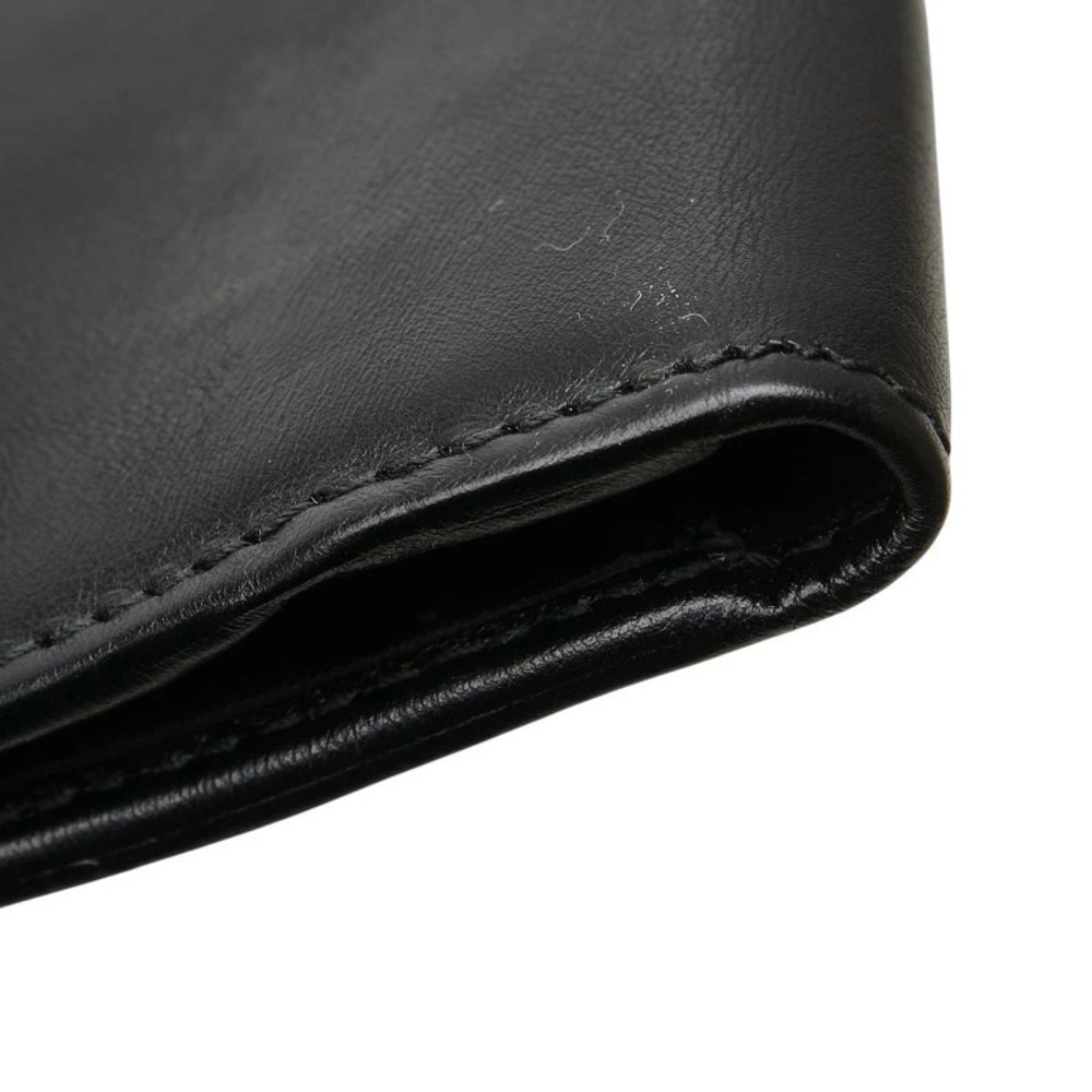 Balenciaga trifold wallet shoulder black leather - Picture 4 of 6